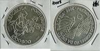Portuga 1000 escudos Portugal 1000 escudos Presidente De Consejo Europeo silver coin 2000 Top Erhaltu -