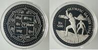 Nepal 500 Rupees Nepal 500 Rupees 1993 Olympia Winterspiele Lillehammer Ski Langlauf! -