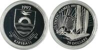Kiribati 20 Dollars Kiribati 20 Dollars 1992 Olympia Games Segler mit MDM Zertifikat! -