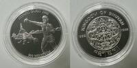 Bhutan 300 Ngultrums Bhutan 300 Ngultrums 1992 Olympische Spielen Boxen in Original Münzkapsel!!! -