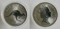 Australia 1 Dollar Australia 1 Dollar 1993 Känguru in Original Münzkapsel TOP ERHALTUNG! Very Rare! -