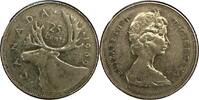 Canada 25 Cents Canada 25 cents 1969 Elk Elizabeth II UNC KM#62b -