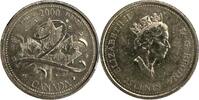 Canada 25 Cents Canada 25 cents 2000 Maple Leaf Elizabeth II UNC KM#384.2 -