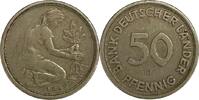 Deutschland 50 Pfennig Germany 50 Pfennig 1949 D XF J#379 -