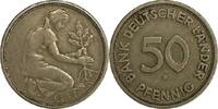 Deutschland 50 Pfennig Germany 50 Pfennig 1949 F XF J#379 -