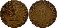 Deutschland 1 Pfennig Germany 1 Pfennig 1948 F XF J#376 -