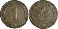 Deutschland 1 Pfennig Germany 1 Pfennig 1949 D XF J#376 -