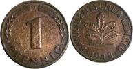 Deutschland 1 Pfennig Germany 1 Pfennig 1948 D XF J#376 -