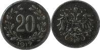 Österreich 20 Heller Austria 20 Heller 1917 XF F#2208 -
