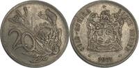 South Africa 20 Cents South Africa 20 Cents 1971 Mint Pretoria XF KM#86 -
