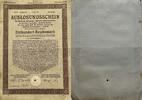 Deutschland 100 Reichsmark Auslosungsschein 1.11.1926 Deutscher Sparkassen und Giroverband -