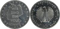Deutschland Deutschland 10 Euro 20 Jahre Deutsche Einheit 2010 A in Münzkapsel und Zertifikat UNC -