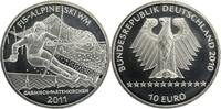 Deutschland Bundesrepublik Deutschland 10 Euro FIS-Alpine Ski ST mit Zertifikat und Original Kapsel -