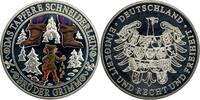 Germany Germany Silver Gedenkmünze Deutsche Märchen Brüder Grimm Das tapfere Schneiderlein in Original Kapsel -