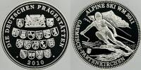 Deutschland Gedenkmünze BDR 10 Euro 2011 FIS-Alpine Ski Stuttgart ST mit Zertifikat und Originalkapsel -