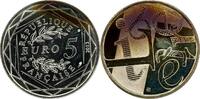 Frankreich 5 Euro France 5 Euro 2013 Liberte Silver UNC Gad#EU645 mit herrlichem Patina! -