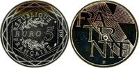 Frankreich 5 Euro France 5 Euro 2013 Fraternite Silver UNC Gad#EU647 mit herrlichem Patina! -