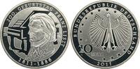 Germany Germany 10 Euro 2011 G Silver 200 Geburtstag Franz Listz STGL KM#295 mit Zertifikat und Original Kapsel -