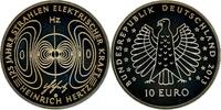 Deutschland Deutschland, BRD 10 Euro 2013 G 125 Jahre Strahlen elektrischer Kraft - Heinrich Hertz ST mit Zertifikat! -