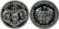 Germany Germany Silver Gedenkmünze 2014 Papst Johannes Paul II die Großen Päpste unserer Zeit Proof! -
