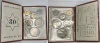 Spanien Münzen Lot Spanien KMS 1982 Mundial 1982 UNC -