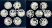 Kuba 7 Münzen Die sieben Weltwunder der Antike Kuba 1997 Die sieben Weltwunder der Antike Extrem seltener Silber Proof Satz -