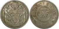 Guyana 25 Cents Guyana 25 Cents 1967 XF+ KM#34 -