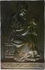 Personen Bronze-Plakette Johann Wolfgang v. Goethe, a.d. 100. Todestag seiner Mutter Frau Rath Goethe -