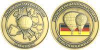 Luftfahrt - Ballon Messingmedaille a.d. 41. Gordon-Bennett-Rennen in Warstein -