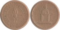 Porzellan Medaille, braunes Porzellan EHRET DIE TOTEN Leipzig 1922, des 7. Feld-Artillerie-Reg. Nr. 77 -