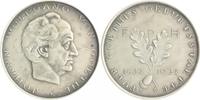 Personen Silbermedaille, mattiert Johann Wolfgang v. Goethe 1749-1832, auf seinen 100. Todestag -