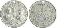 Großbritannien Zinnmedaille a.d. Grundsteinlegung der Harris Bücherei und Museum durch den Duke von Albany -