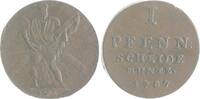 Braunschweig und Lüneburg - Hannover 1 Pfennig Georg III. 1760-1820 -