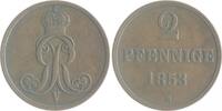 Braunschweig und Lüneburg - Hannover 2 Pfennig Georg V. 1851-1866 -