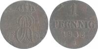 Braunschweig und Lüneburg - Hannover 1 Pfennig Ernst August 1837-1851 -