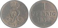 Braunschweig und Lüneburg - Hannover 1 Pfennig Georg V. 1851-1866 -