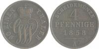 Schaumburg-Lippe 4 Pfennig Georg Wilhelm 1807-1860 -