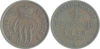 Schaumburg-Lippe 4 Pfennig Georg Wilhelm 1807-1860 -