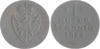 Schaumburg-Lippe 1 Guter Pfennig Georg Wilhelm 1807-1860 -