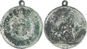 Schweizer Schützenmedaillen Zinnmedaille (v. Durussel) Tir federal Lausanne -