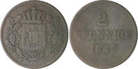 Bayern 2 Pfennig Ludwig I. (1825-1848) -