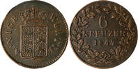Würtemberg 6 Kreuzer 1844 Wilhelm I. 1816-1864 ss 10,00 EUR  + 12,00 EUR frais d'envoi