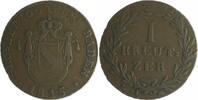 Baden 1 Kreuzer Carl Ludwig Friedrich 1811-1818 -