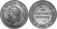 Sachsen Zinkmedaille Verdienstmedaille für vorzügliche Leistungen b.d. Gartenbau-Ausstellung Leipzig -