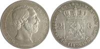 Niederlande 2 1/2 Gulden Willem III. 1849-1890 -