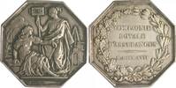 Frankreich Silbermedaille, achteckig Louis Philippe I. 1830-1848 -
