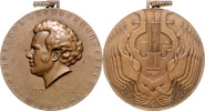 Personen Bronzemedaille Franz Schubert 1797-1828, a.d. 10. Deutsche Sängerbundesfest in Wien -