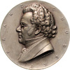 Personen Medaille, einseitig Franz Schubert 1797-1828, a.d. Kompinisten -