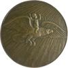 Luftfahrt Bronzemedaille, einseitig a.d. Luftfahrt -