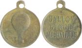 Luftfahrt - Ballon Bronzemedaille a.d. Copenhagener Sommer Festival, kleine Souvenir-Medaille -